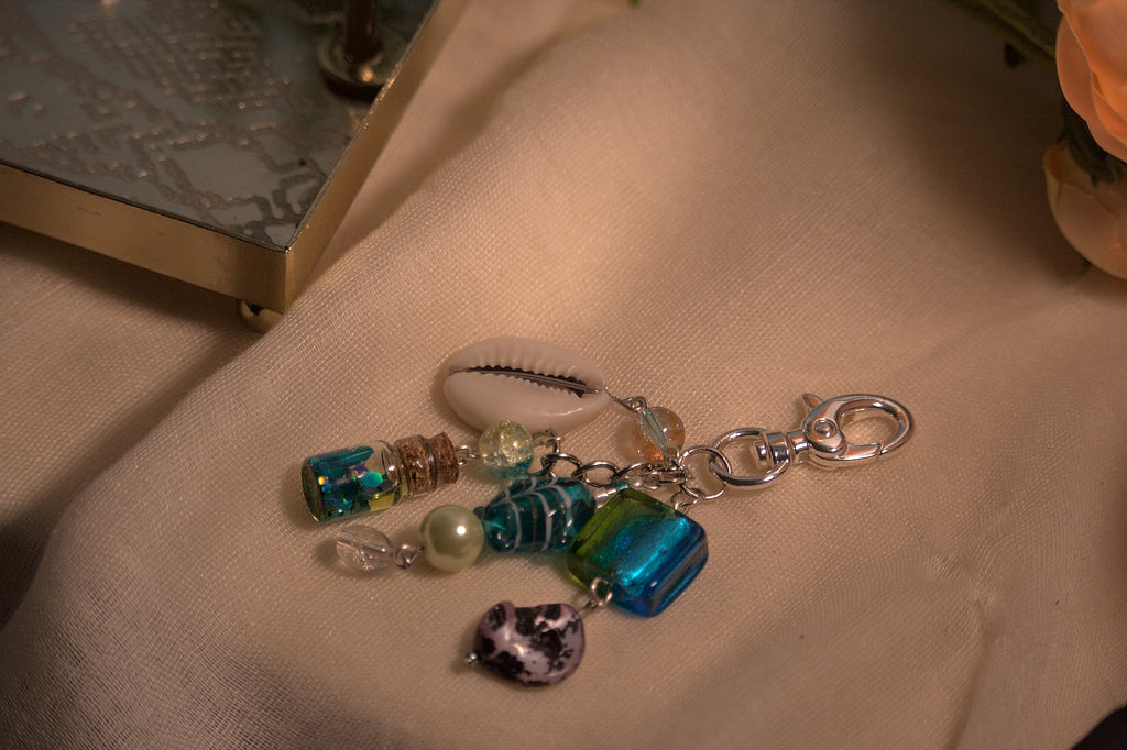 Layered Keychain Bag Charm
